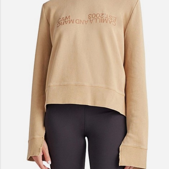 C&M Camilla and Marc James Logo Crew Sweater white - Picture 7 of 9